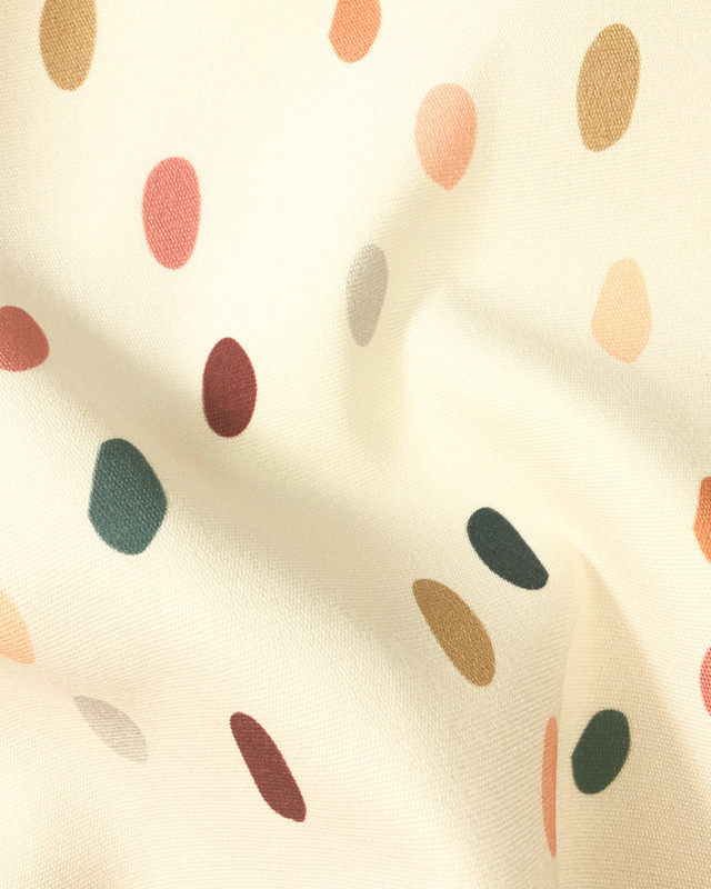 Outdoor Digital Dralond Ecru Pois - Maison Klem